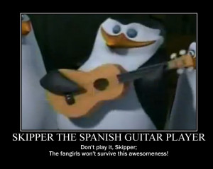 Penguins of Madagascar Skipper Le Spanish Guitar Player