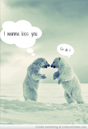 cute, love, polar bear, pretty, quote, quotes, vintage