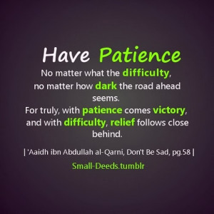 Islamic Quotes on Patience ← Prev Next →