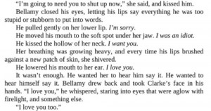 ... Book “Day 21.” Bellarke is very much REAL in the new book. They