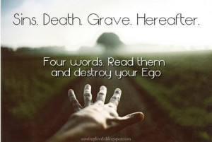 Sins. Death. Grave. Hereafter