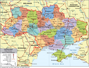 Ukraine Climate Map