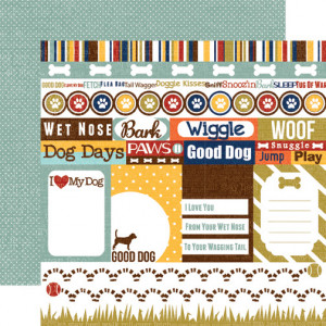 Woof Journaling paper from Echo Park's Woof Collection