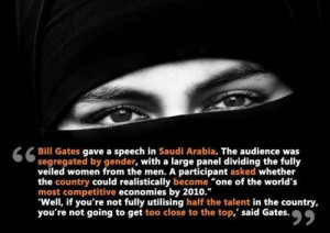 Bill Gates quote - feminism Photo