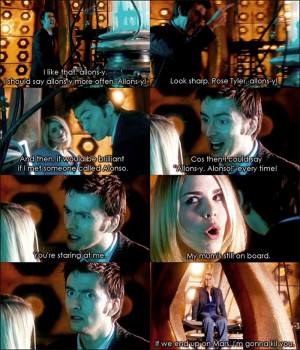 The 10th Doctor, Rose And Jackie