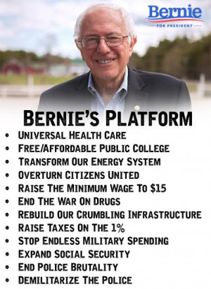 Bernie Sanders is running for President