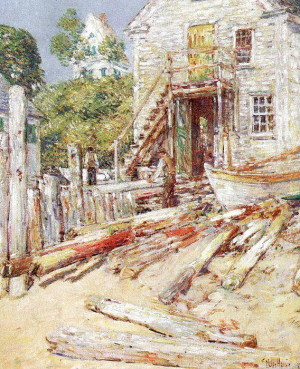 Childe Hassam Rigger 39 s Shop at Provincetown Mass oil painting ...
