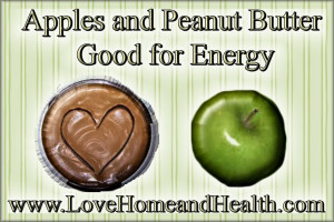 Healthy Energy Snacks – Apples and Peanut Butter