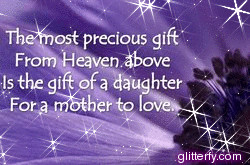 daughter Glitter Graphics