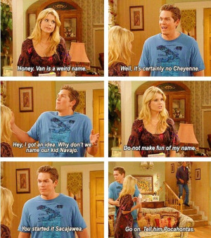 Hahahah Reba is such a funny and good tv show. I love Van and Cheyenne ...