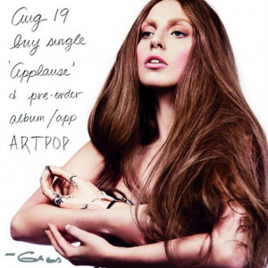 Lady Gaga lança novo single - Applause