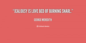 Jealousy Love Bed Burning