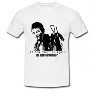 The Walking Dead Daryl with Quote Ver1 T-shirt