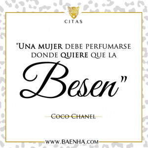 Chanel #quote #cita #kiss #beso