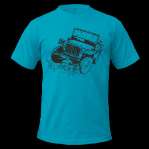 Turquoise jeep T-Shirts