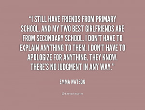 Quotes About School Friends
