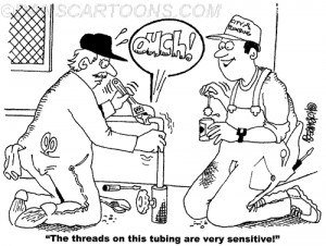 Plumbing Plumber Hvac Cartoon 09 a Cartoon Image and funny joke for ...