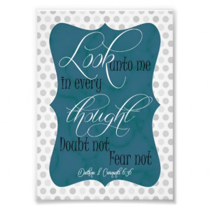 5x7 LDS Inspirational Quote Art Photo