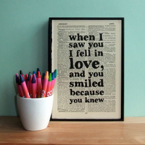 classic novel / book pages - recycled as wall art with some meaningful ...