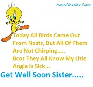 get well sister sms message facebook
