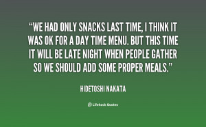 Snack Time Quotes