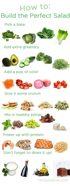 how to build the perfect salad