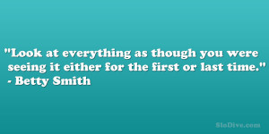 Betty Smith Quote
