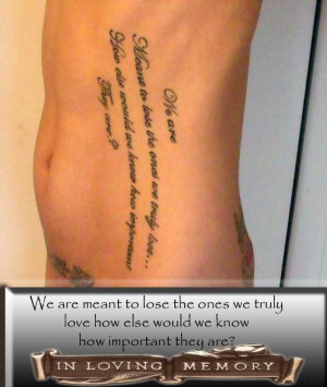 love the quote from this tattoo but def not the placement