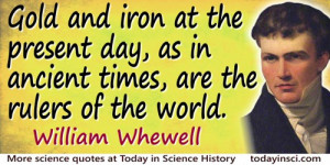 Science Quotes by William Whewell (11 quotes)