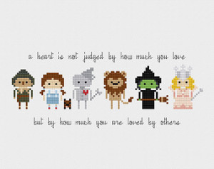 The Wizard of Oz Quote Cross Stitch Pattern PDF Instant Download ...