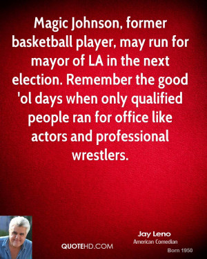 Magic Johnson, former basketball player, may run for mayor of LA in ...