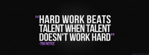 Work Hard Quotes Facebook Cover