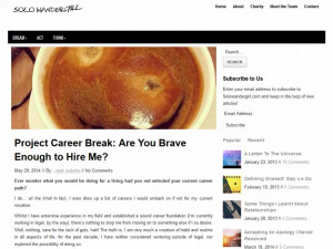 My 5th Post on Solo Wandergirl: Project Career Break: Are You Brave ...