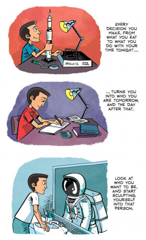 Fantastic advice from Col. Chris Hadfield. Full quote/cartoon here ...