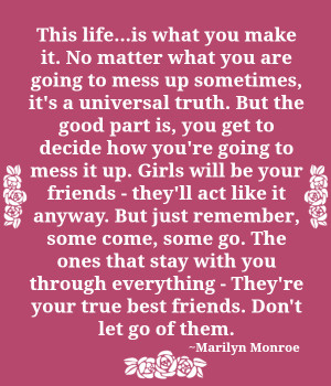 ... Make It. No Matter What You Are Going to Mess Up sometimes ~Life Quote