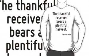 ... › Portfolio › The thankful receiver bears a plentiful harvest