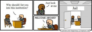 ... Easier & Easier For The Black Man In Cyanide and Happiness Comic Make