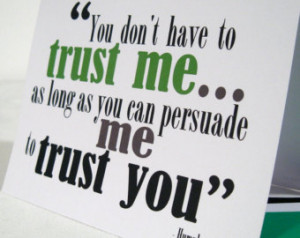 Trust Me Card - Sarcastic Greeting - Friends - Relationship ...