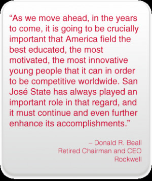 , it is going to be crucially important that America field the best ...