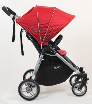 Valco Baby Vogue Hood For Snap And Snap 4 Red / Black Print