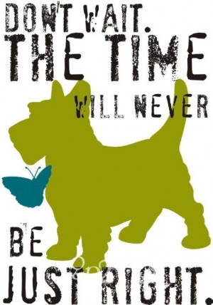 Scottish Terrier Dog Art Print Inspirational and Motivational. $14.00 ...