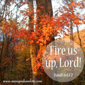 Anne Graham Lotz | Fire us up, Lord! Isaiah 64:1-2 # ...