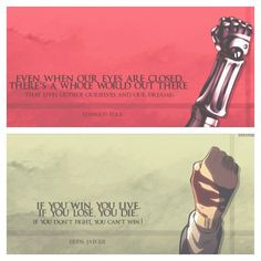 ... of my two favorite anime | Fullmetal Alchemist and Attack on Titan