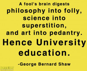 fool’s brain digests philosophy into folly, science into ...