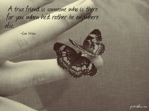 Len Wein quote (friendship, butterflies) by pixielaina