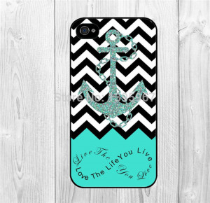Aliexpress.com : Buy Anchor Chevron Love The Life You Live Life Quote ...