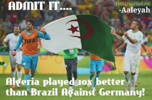 Even Algeria played better than Brazil against Germany