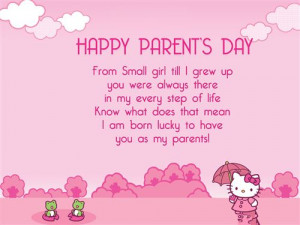 Best Parents Day 2015 Quotes From Daughter