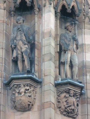 Description David Hume and Adam Smith statues.jpg