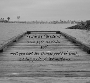Quotes About Life And Death: Deep Pools Of Dark Miseries Life Quote ...